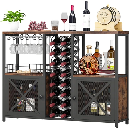 modern liquor cabinet for liquor and glasses.webp